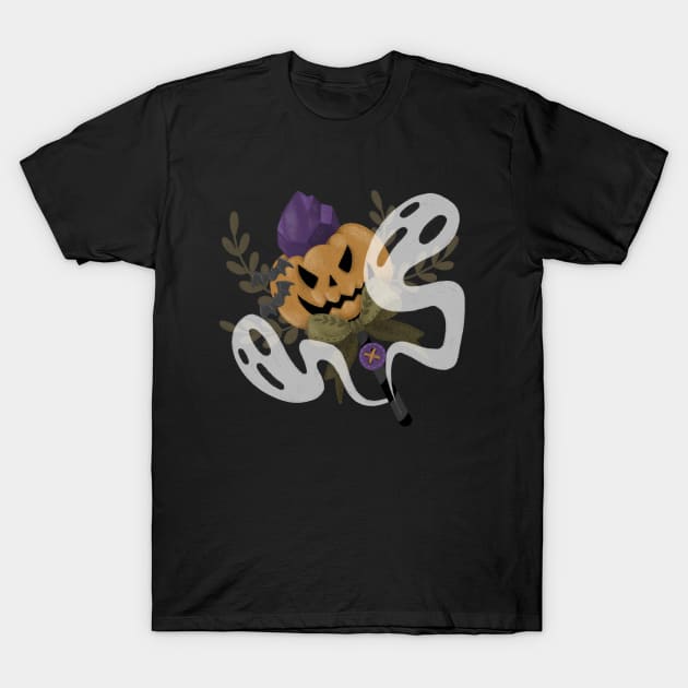 Crystal Pumpkin T-Shirt by LatteGalaxy